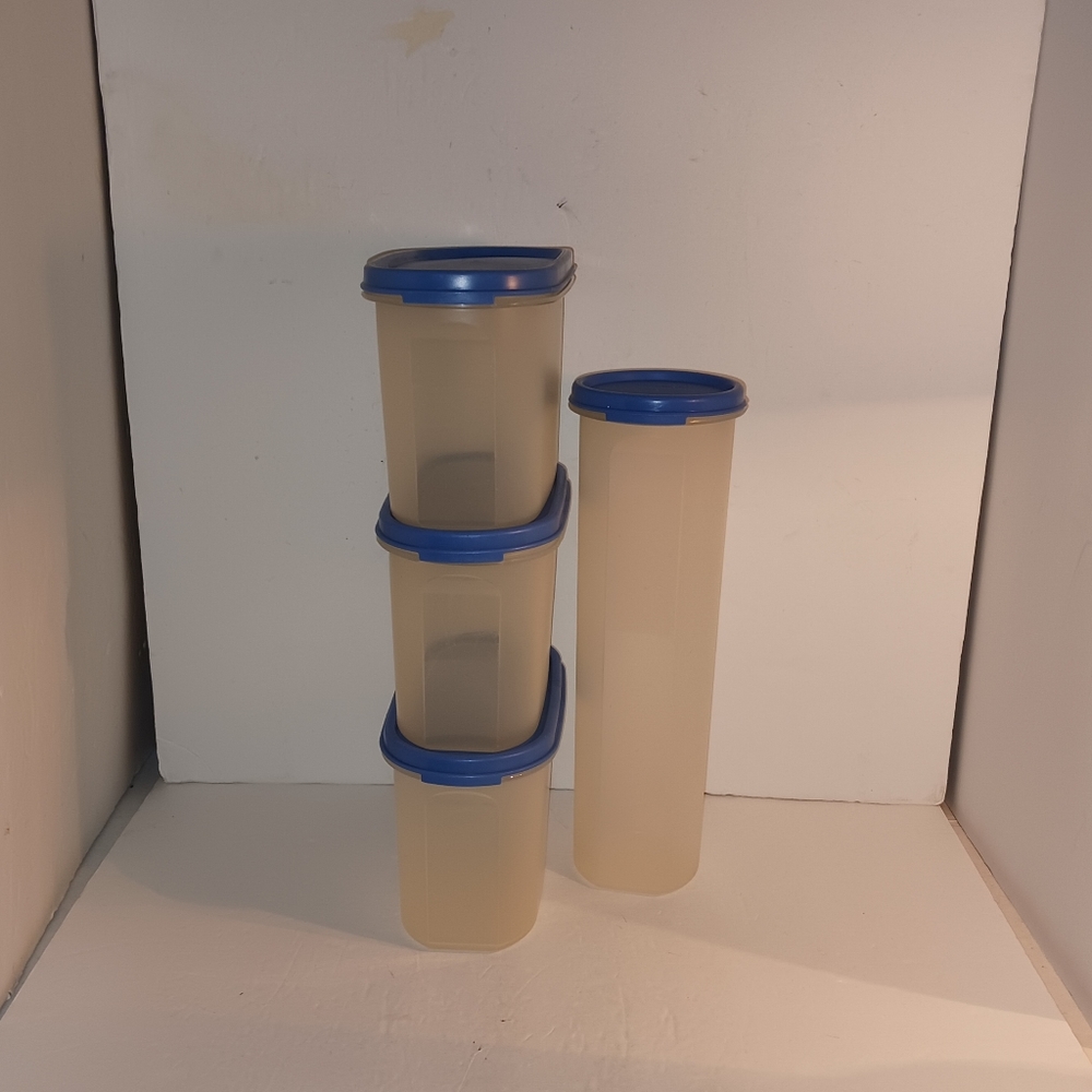 Tupperware Modular Mates Oval #2 + Spaghetti Dispenser # 5